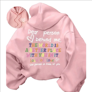 ⭐️NWT MENTAL HEALTH Hoodie with Colorful Text